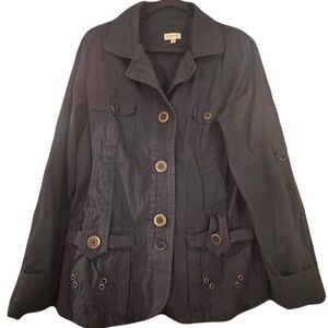 Navy Blue Utility Jacket